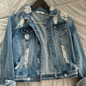 Maid of Honor Jean Jacket for Wedding Party